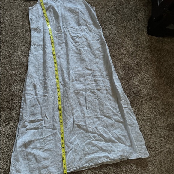 J Jill Love Linen Dress Long Maxi Sleeveless - Picture 2 of 6
